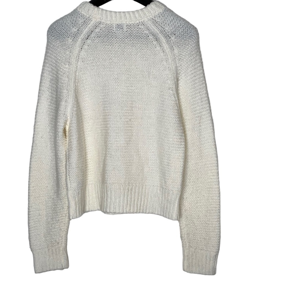 A new day-white long sleeve sweater. Size M - Picture 4 of 7